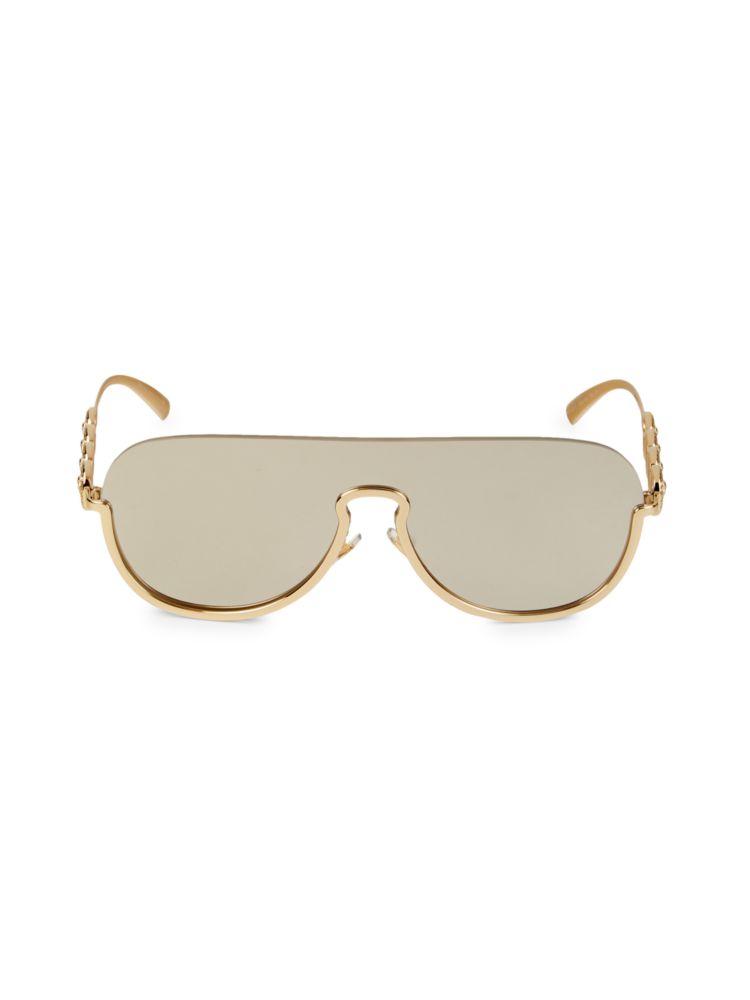 Солнцезащитные очки-авиаторы 57MM Versace, цвет Pale Gold