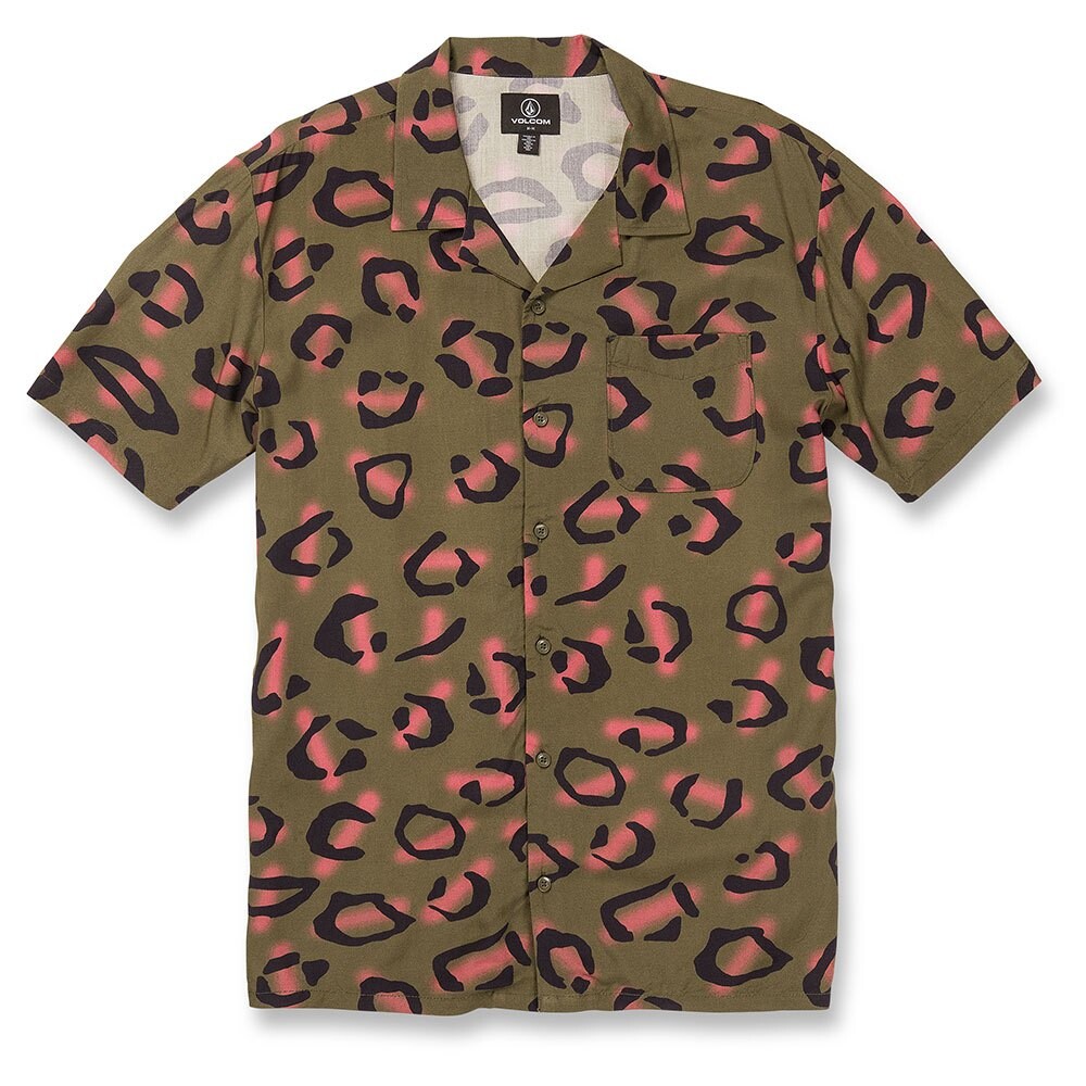 

Рубашка с коротким рукавом Volcom Stone Party Animals, зеленый