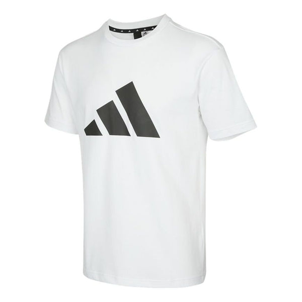 Футболка Men's adidas FI 3B Tee Athleisure Casual Sports Round Neck Short White T-Shirt, мультиколор