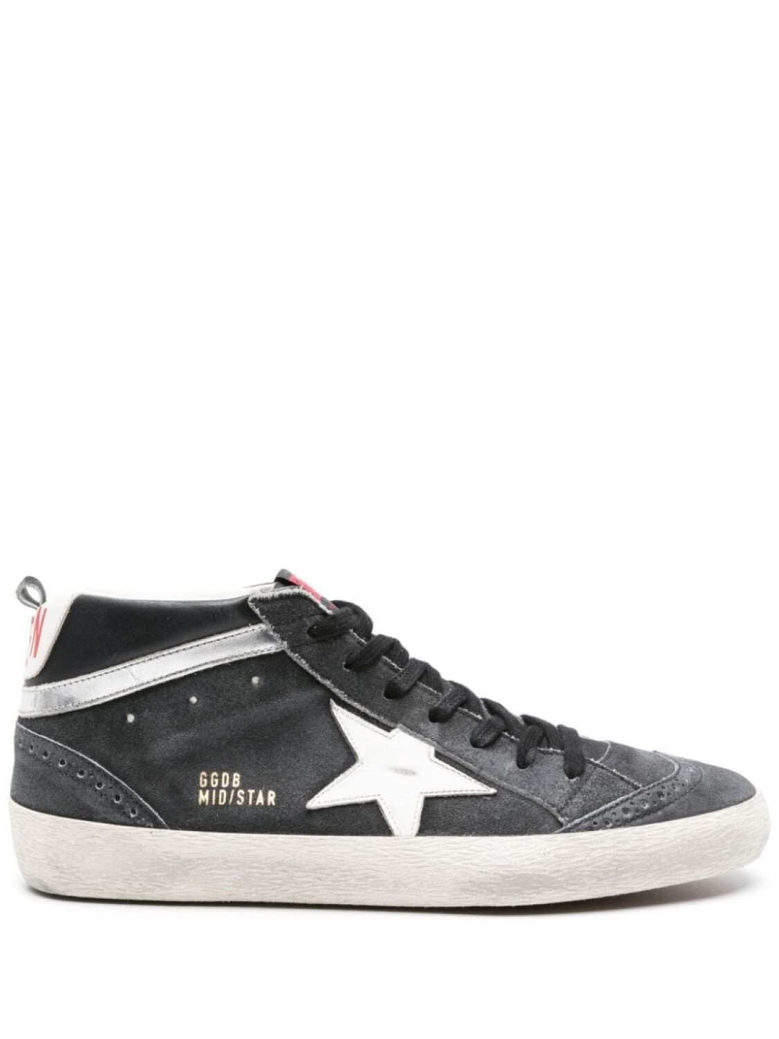 

Golden Goose кеды Mid Star с логотипом, черный