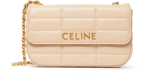 

Стеганая сумка через плечо Celine с цепочкой Celine
