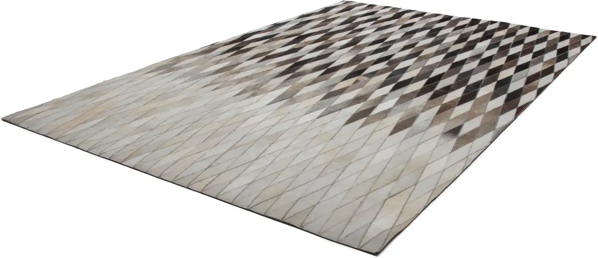 

Меховой ковер Calo-Deluxe "Dakota 900", прямоугольный, натуральная яловая кожа, для гостиной 80х150 см, серый