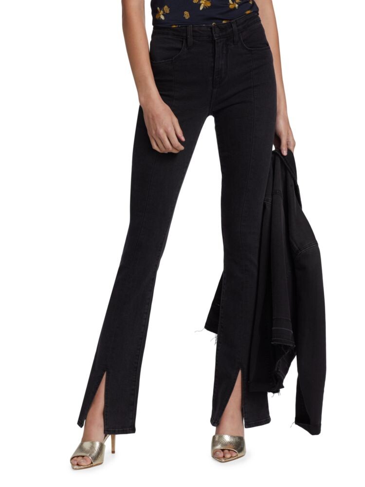 

Джинсы с разрезом Beatrix L'Agence, цвет Washed Black