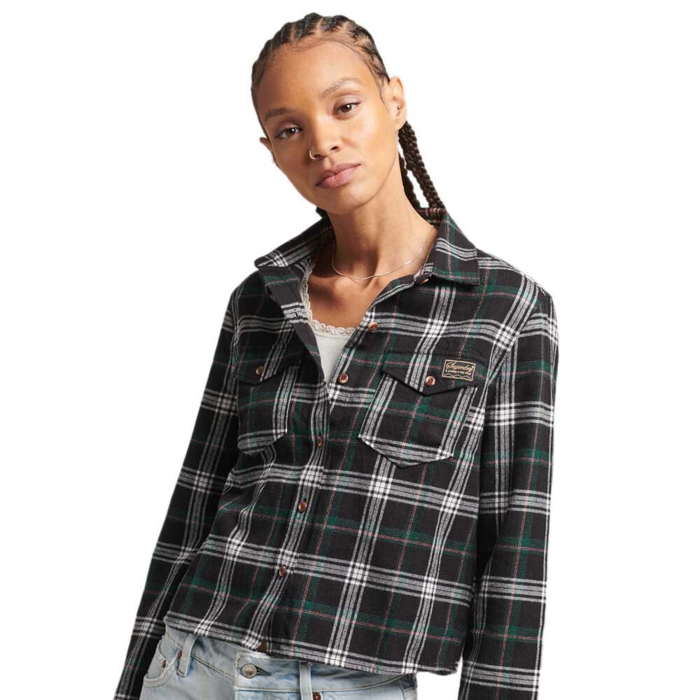 

Рубашка Superdry Vintage Heritage Check, зеленый