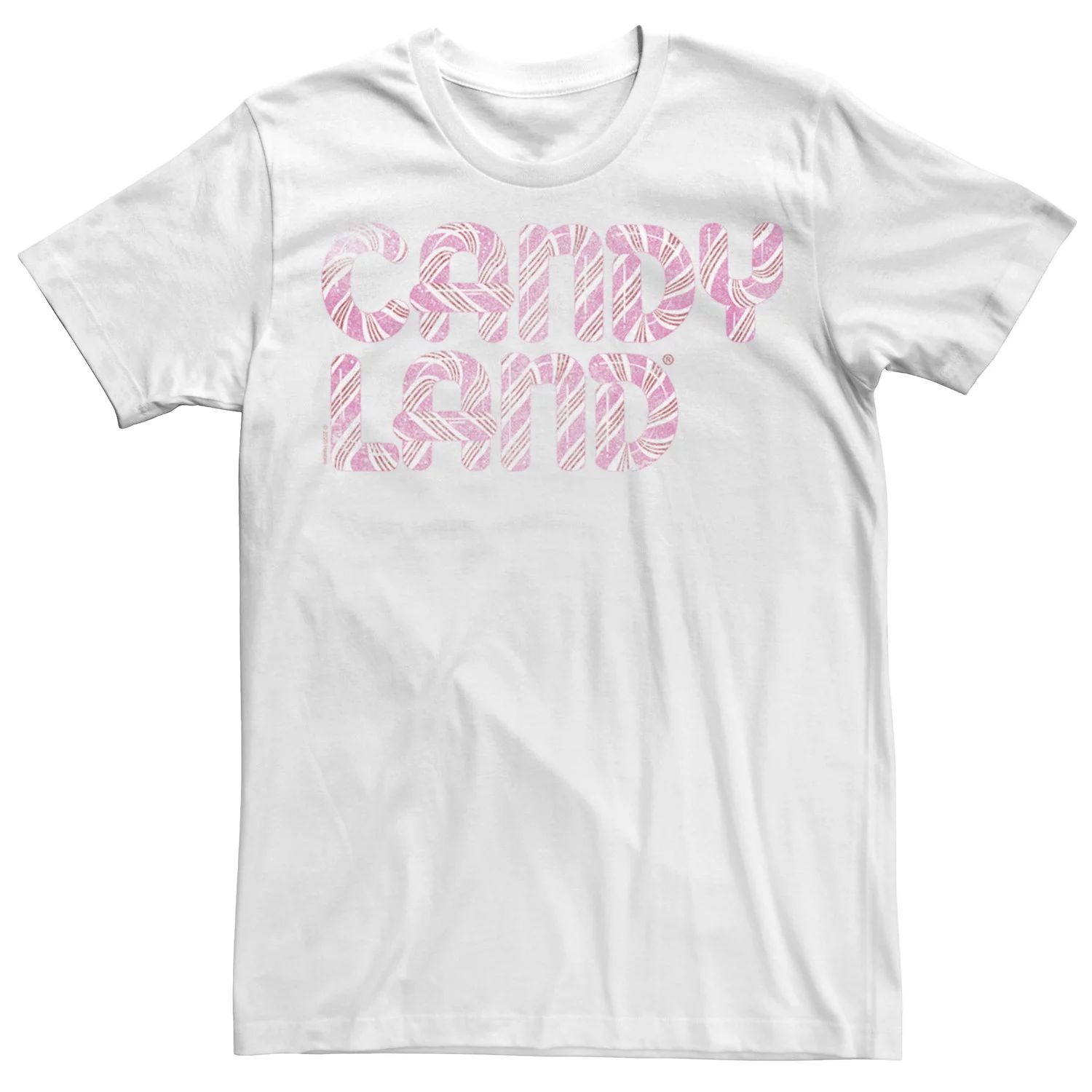 Мужская многослойная футболка с рваным логотипом Candy Land Licensed Character