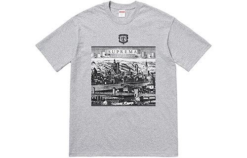 

Футболка унисекс Supreme, серый