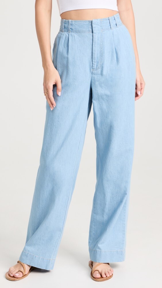 

Брюки Z Supply Farah Chambray
