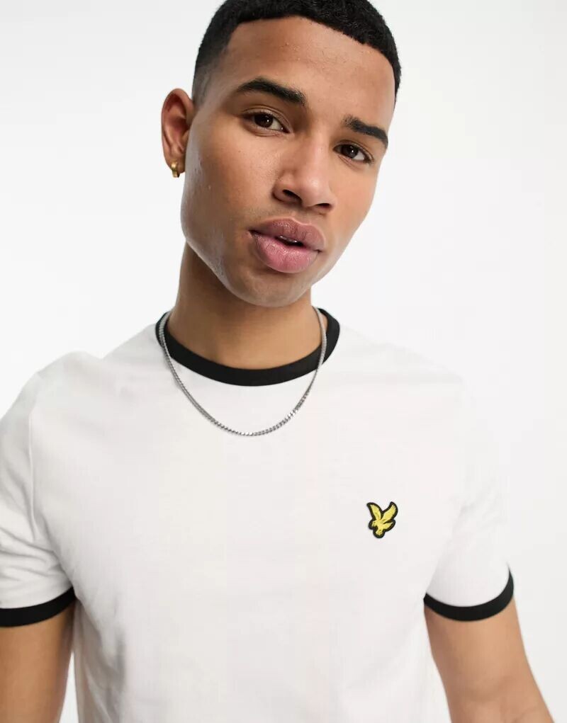 

Белая футболка с надписью Lyle & Scott Vintage, эксклюзивно для ASOS