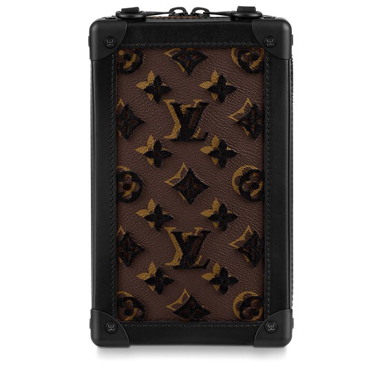 

Вертикальный мягкий багажник Louis Vuitton, темно-серый