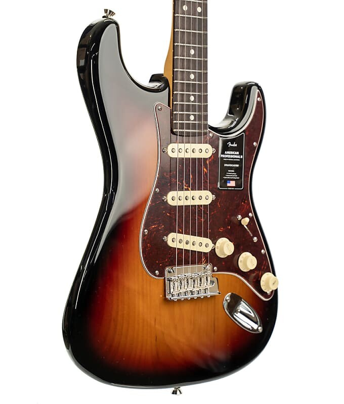 

Электрогитара Fender American Professional II Stratocaster, Rosewood Fingerboard, 3-Color Sunburst