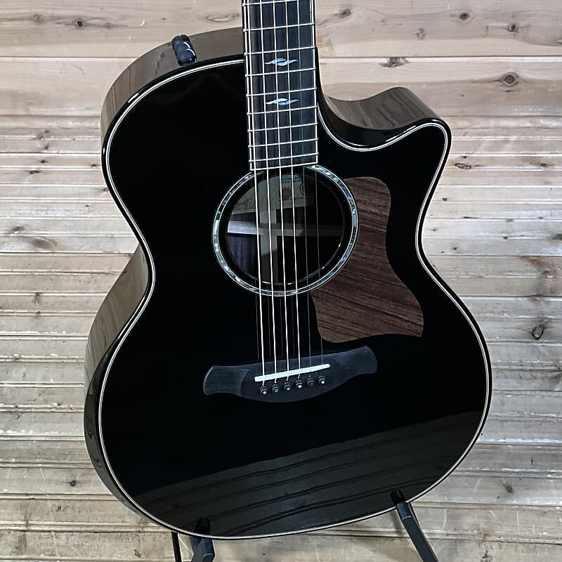 

Акустическая гитара Taylor Builder's Edition 814ce Acoustic Guitar - Blacktop