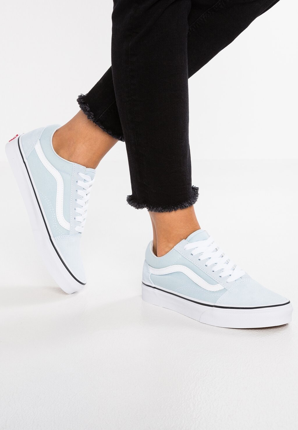 

Кроссовки Vans Ua Old Skool, голубой / настоящий белый
