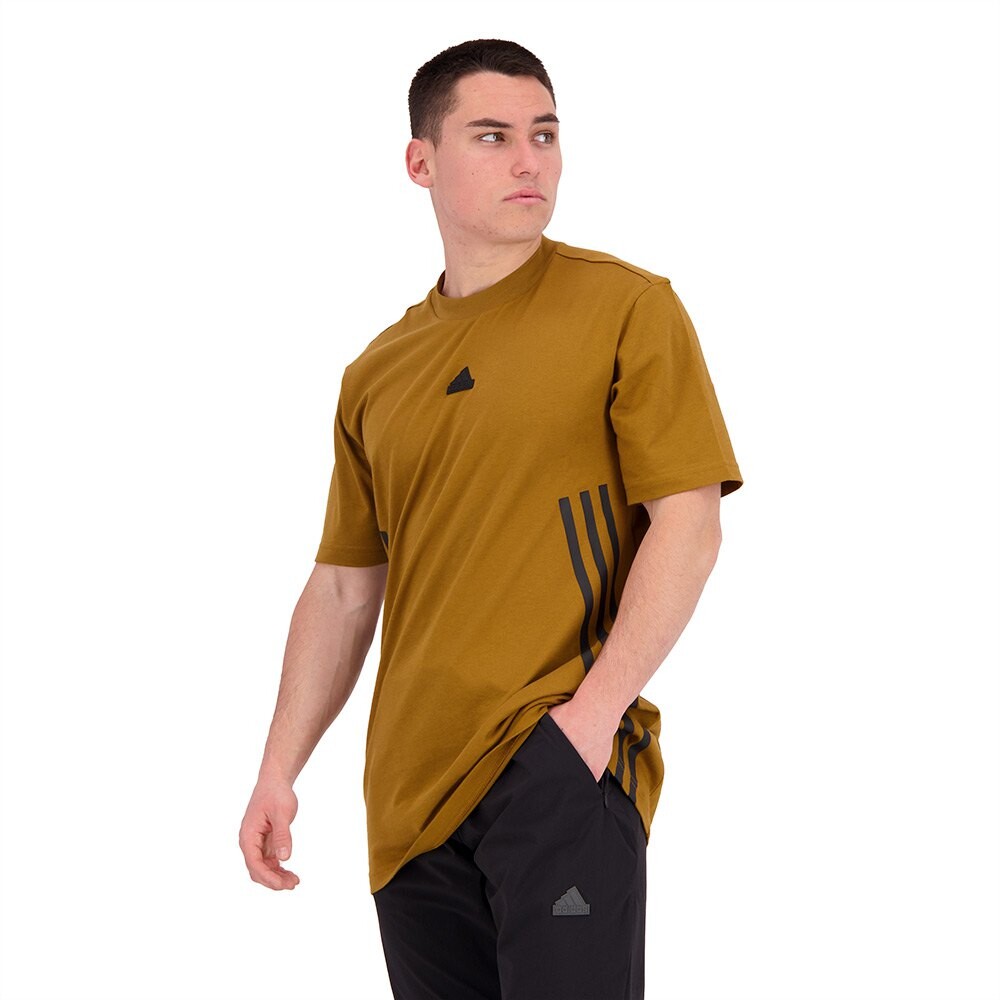 

Футболка с коротким рукавом adidas Fi 3S, коричневый