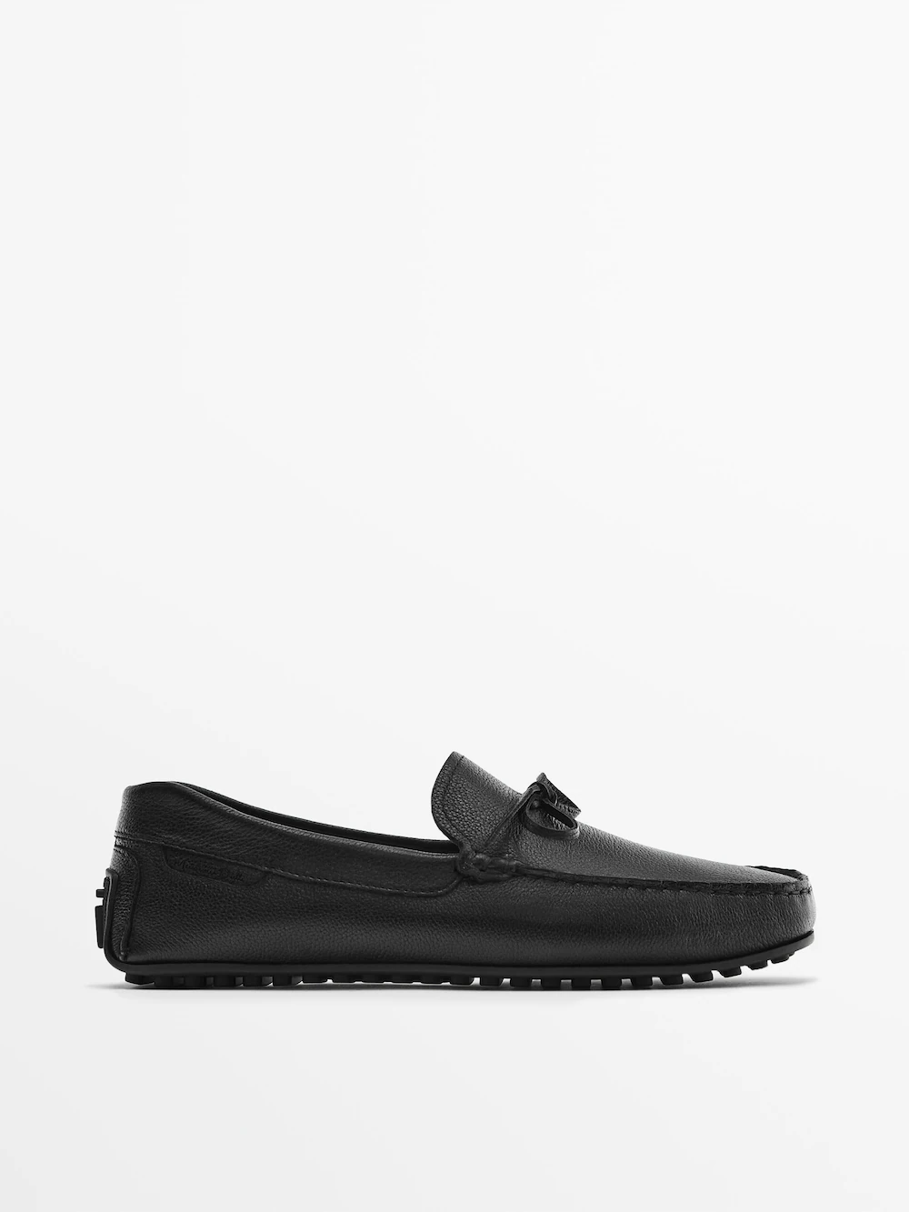 

Лоферы Massimo Dutti Nappa, черный
