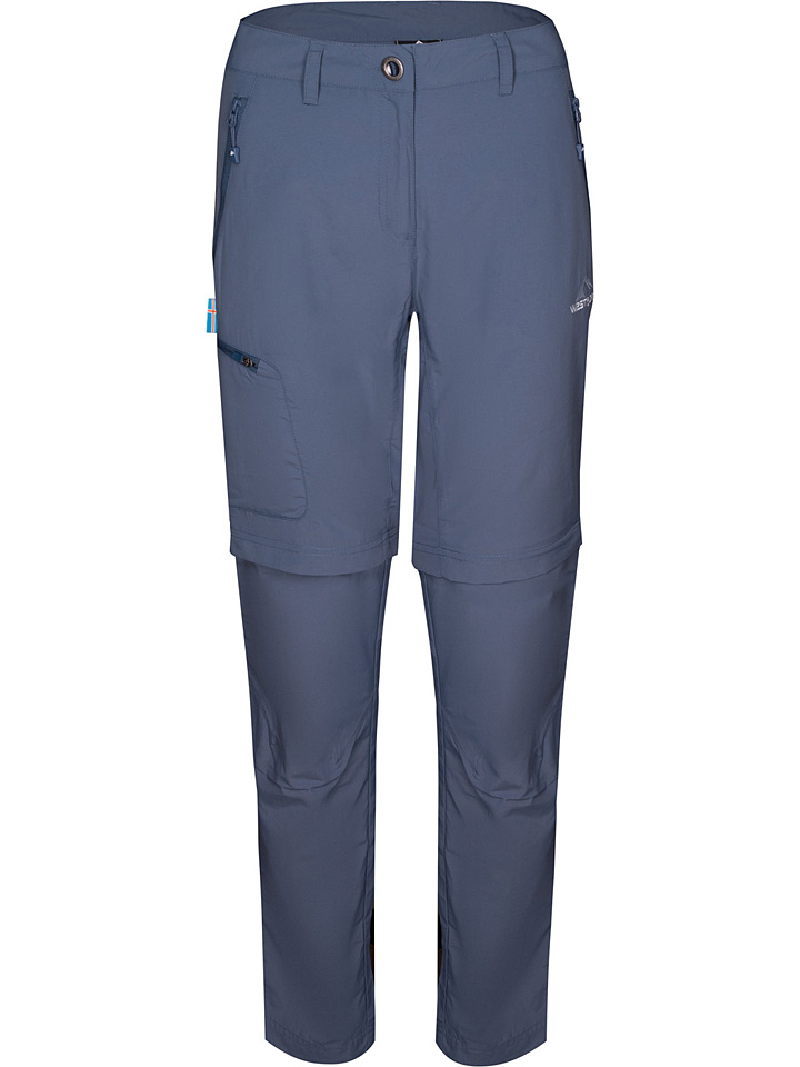 Спортивные брюки Westfjord Zipp Off Trekking Skogar, синий мужские треккинговые брюки westfjord zipp off keflavik dark grey темно серый