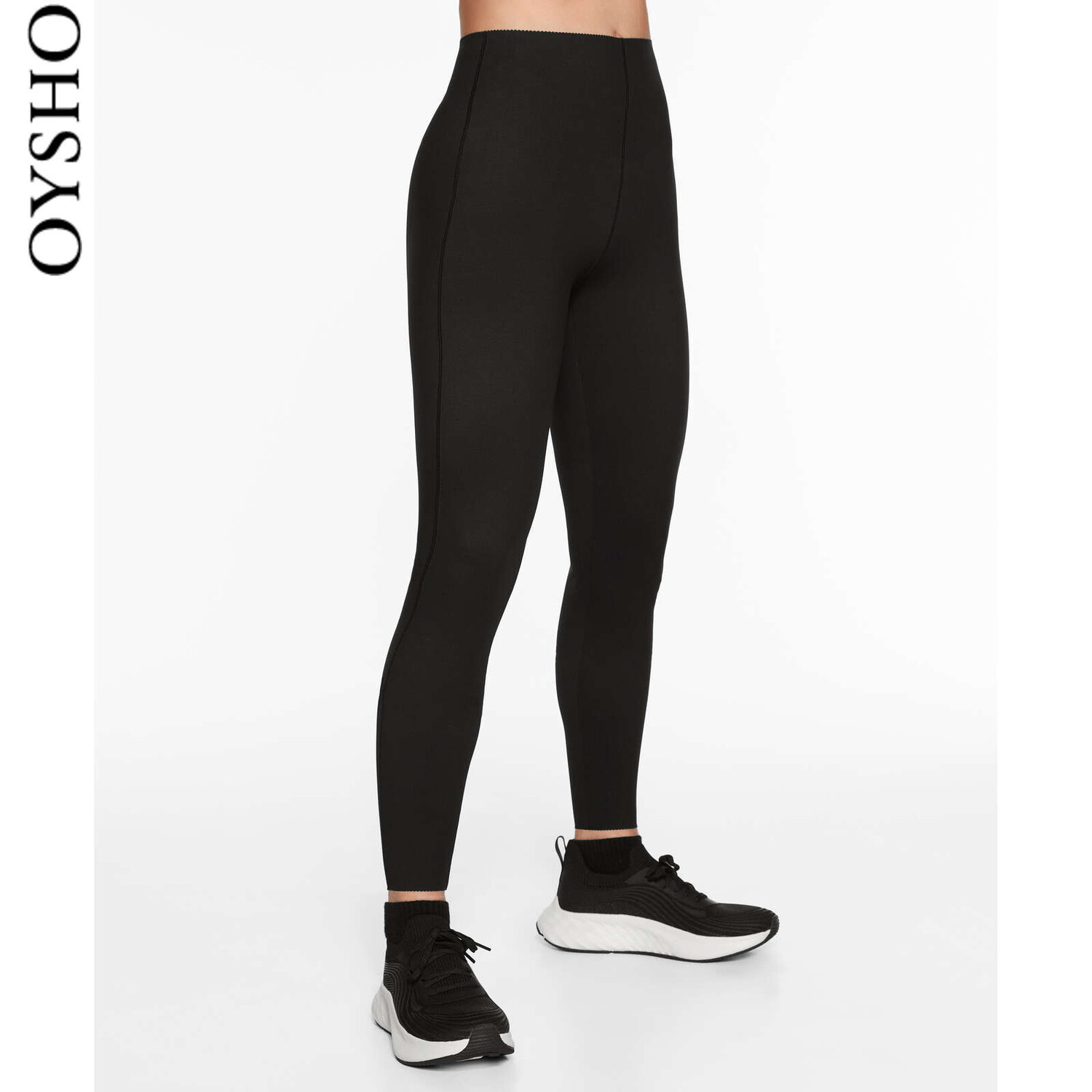 

Леггинсы Oysho с высокой талией, черный