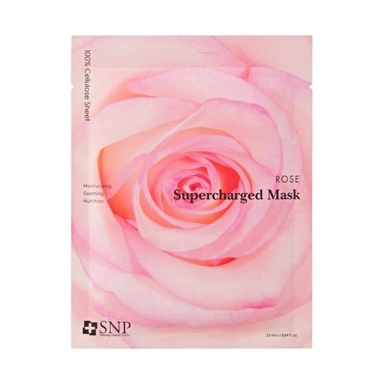 Увлажняющая тканевая маска с розой, 25 мл Snp, Rose Supercharged Mask snp coconut water supercharged mask