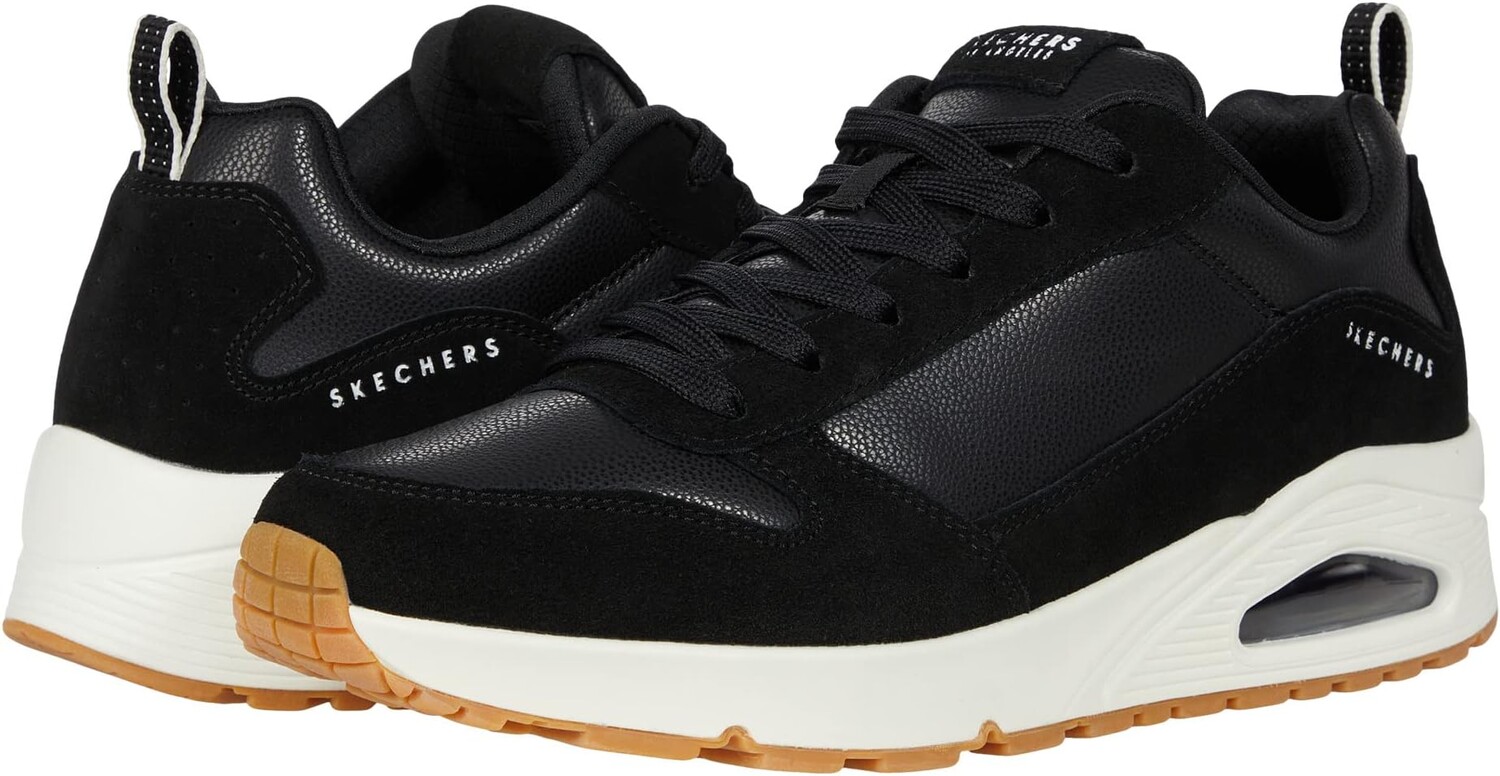 

Кроссовки Uno - Stacre SKECHERS, цвет Black/White