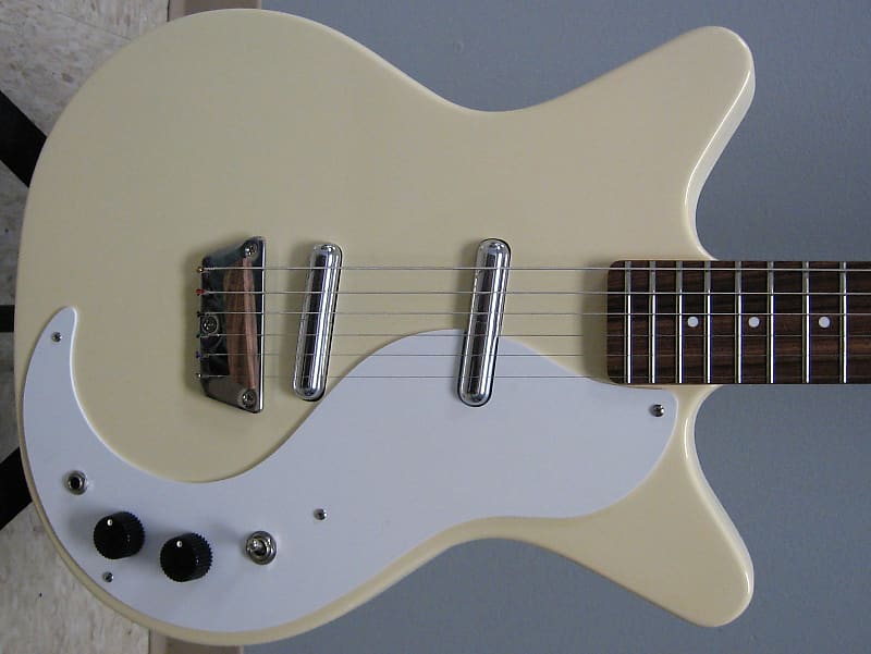 Электрогитара Danelectro Stock '59 DC Electric Guitar 2022 - Vintage Cream