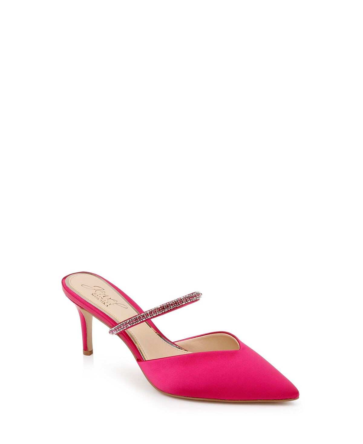 

Женские вечерние мюли Jan Jewel Badgley Mischka, розовый