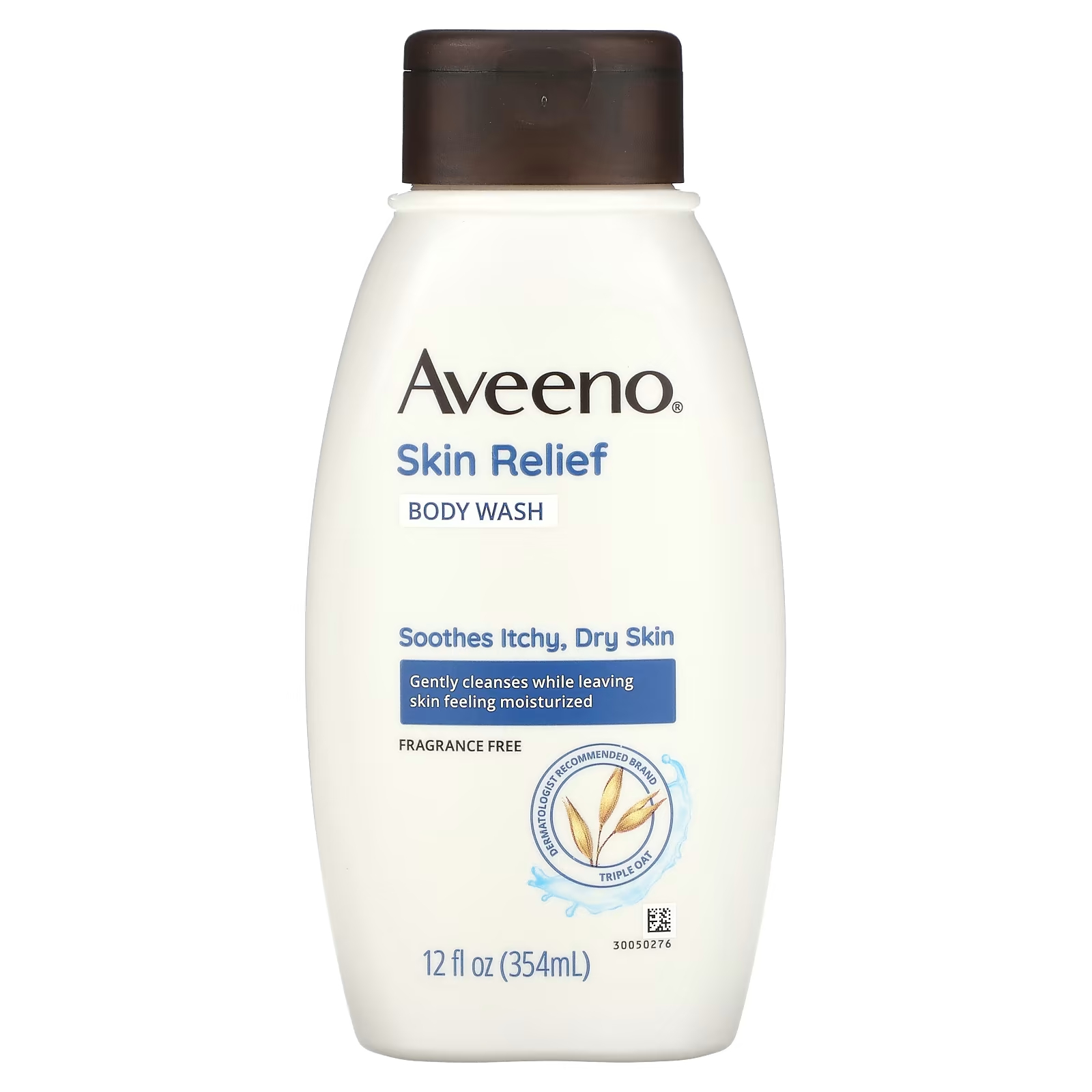 Aveeno Skin Relief Гель для душа без отдушек, 12 жидких унций (354 мл) aveeno для детей увлажняющий крем от экземы без отдушек 354 мл 12 жидк унций