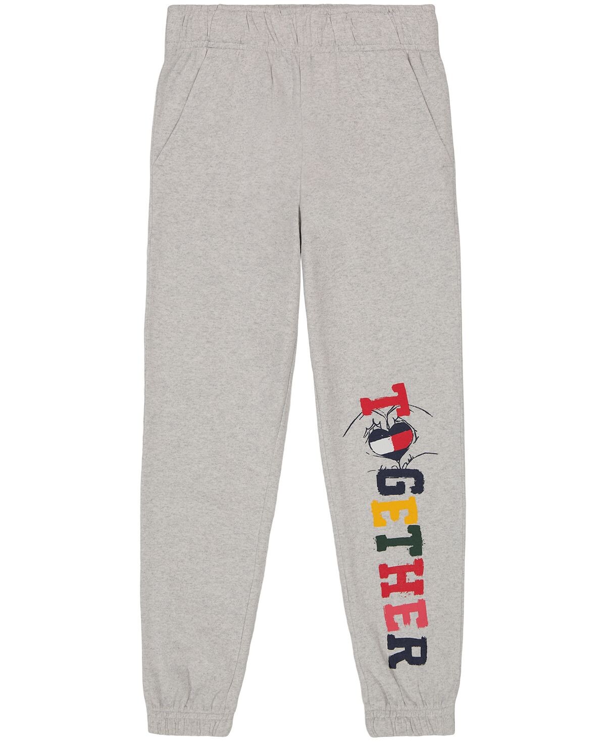 

Флисовые джоггеры с логотипом для малышей Girls Together Tommy Hilfiger