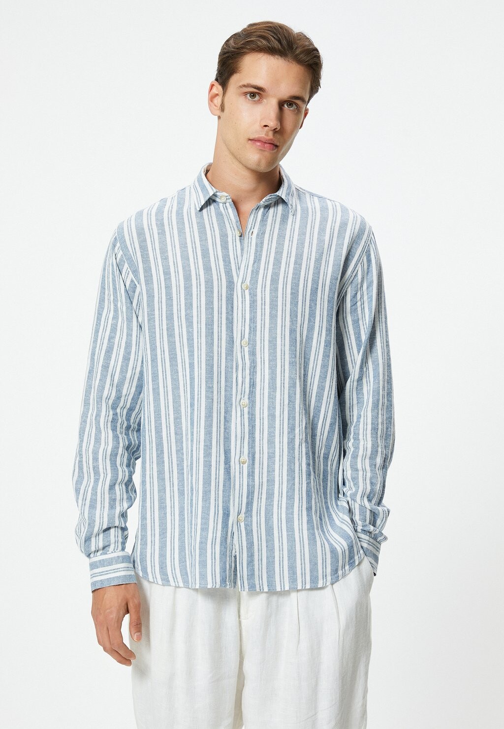 

Рубашка LONG SLEEVE Koton, синий