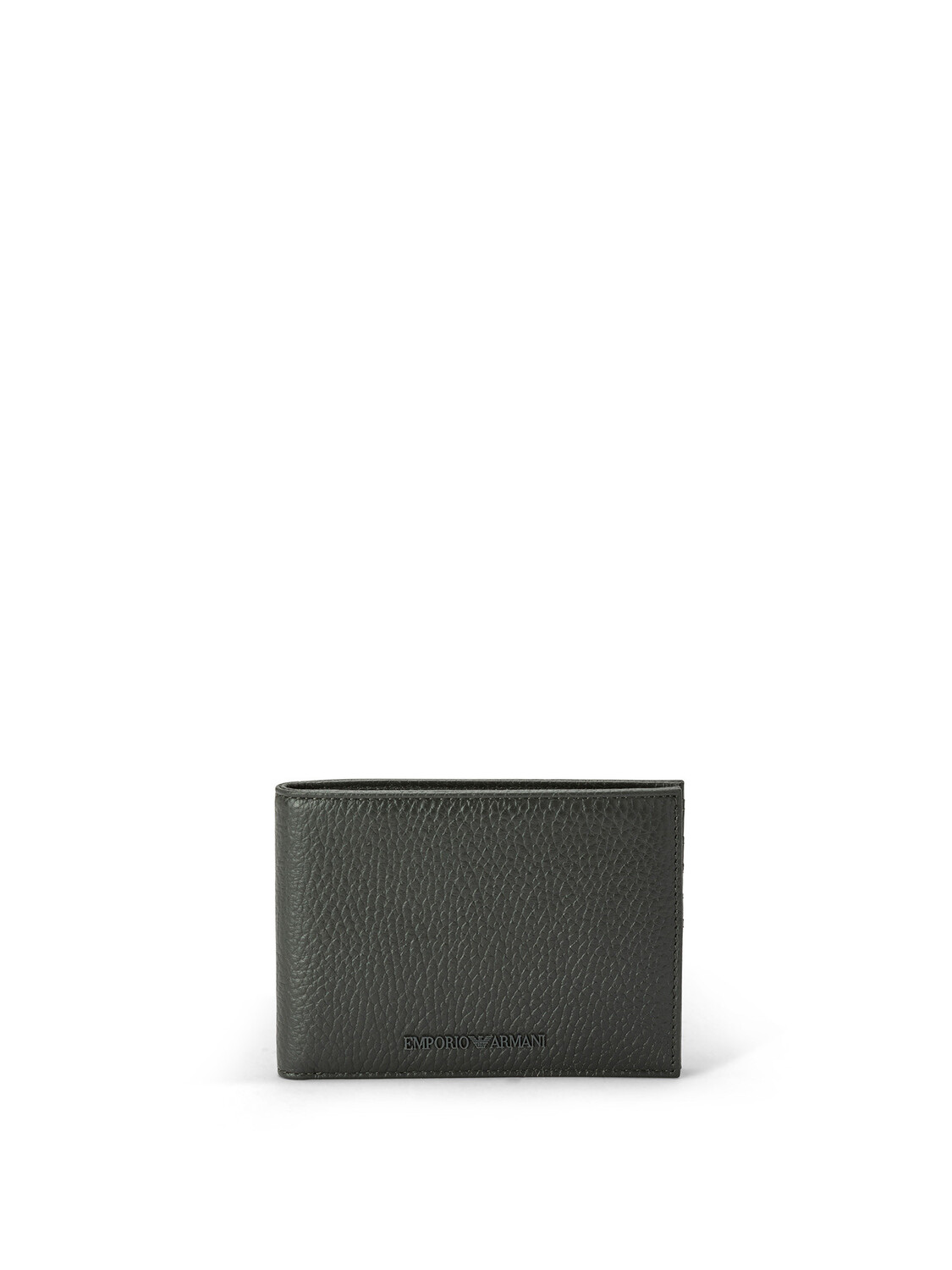 

Emporio Armani Кожаный кошелек с эффектом переворачивания, темно-серый