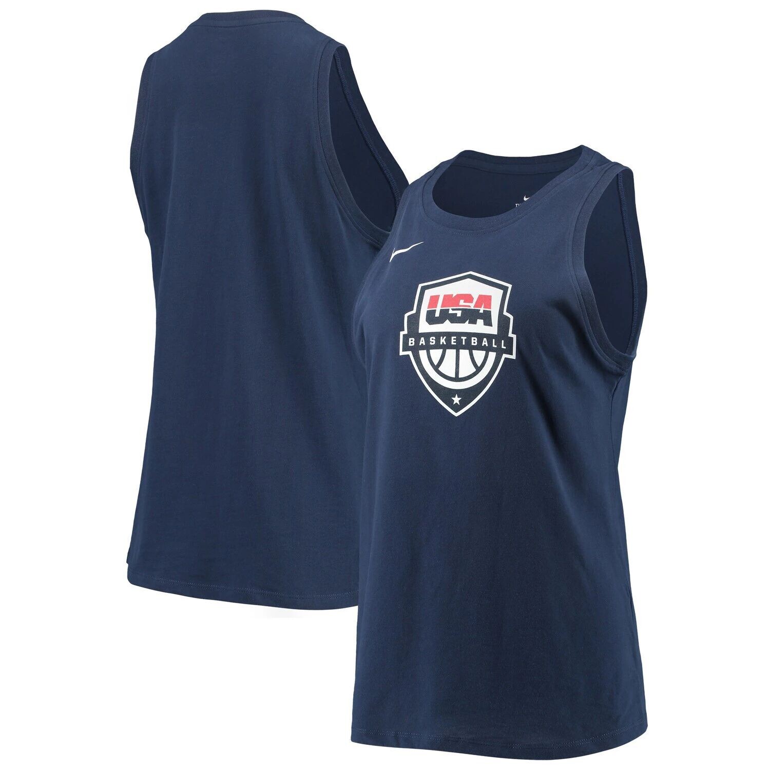 

Женская майка Nike Navy USA Basketball Performance Nike