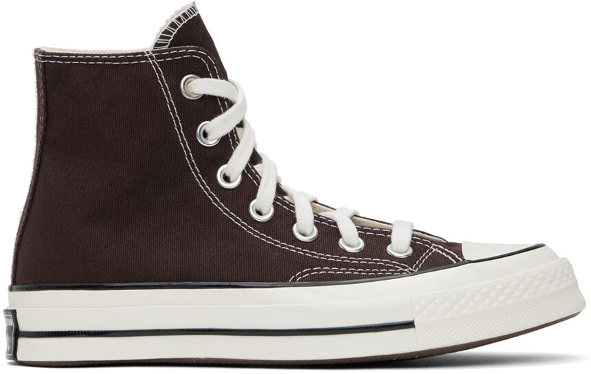 

Коричневые кроссовки Chuck 70 Vintage из плотной ткани Converse, цвет Dark root/Egret/Blanc