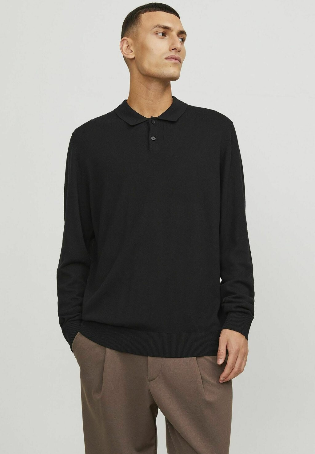 

Поло Jack & Jones, черный