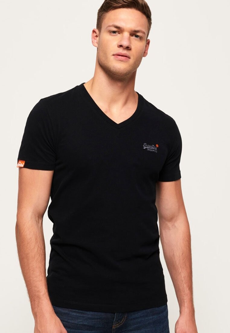 

Базовая футболка VINTAGE Superdry, черный