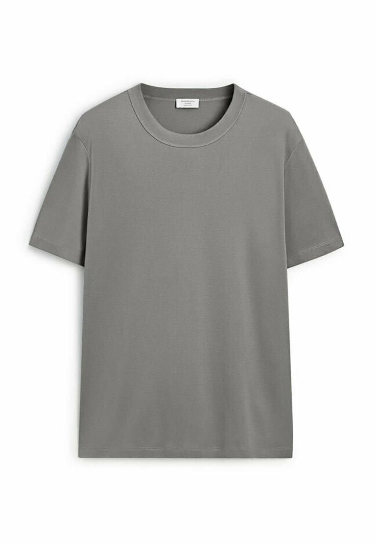 

Базовая футболка STUDIO SHORT SLEEVE Massimo Dutti, темно-серый