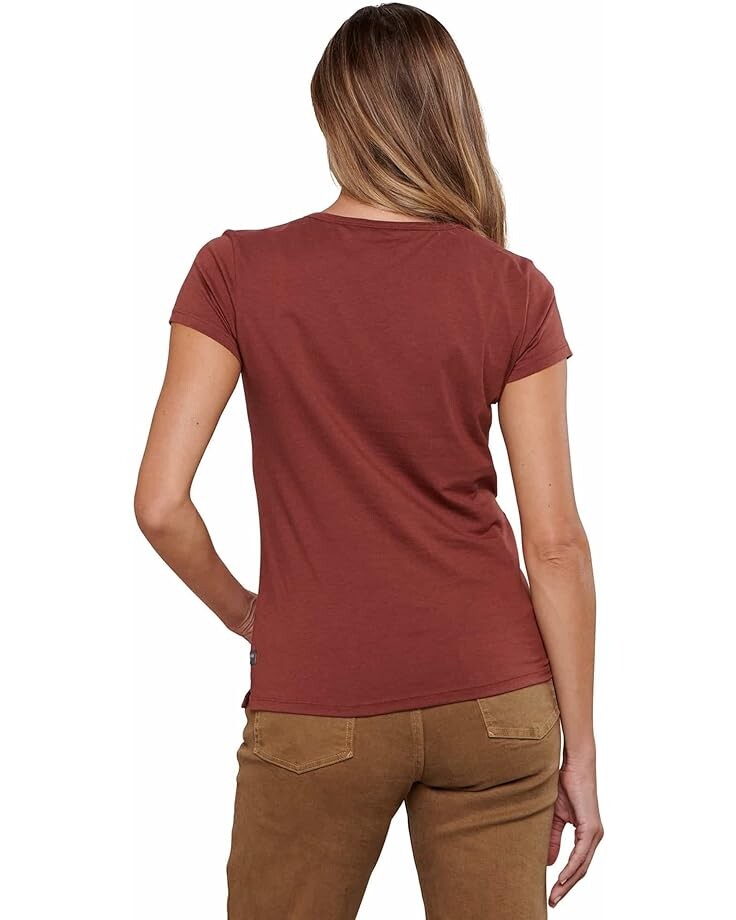 

Футболка Toad&Co Rose Short Sleeve Tee, цвет Henna