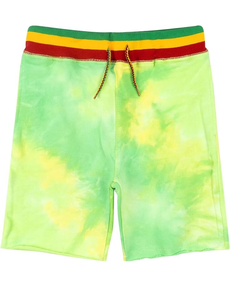 

Шорты Appaman Ziggy Marley Camp Shorts, цвет Lime Tie-Dye