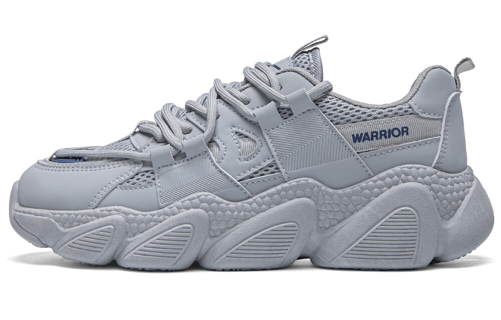 

Кроссовки WARRIOR Chunky Sneakers Women's Low-top Gray, серый