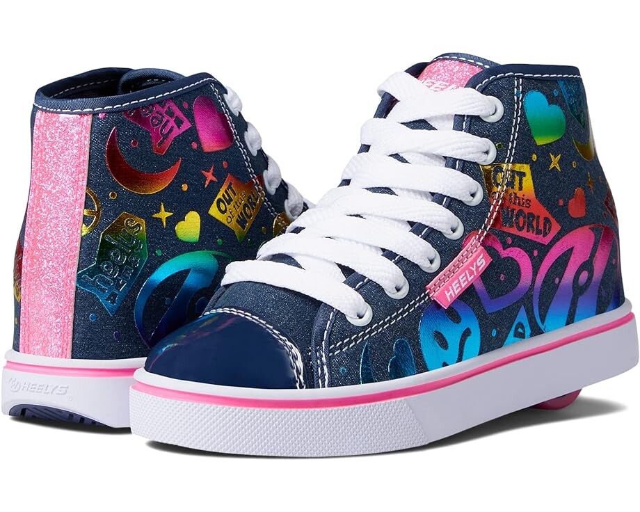 

Кроссовки Heelys Veloz, цвет Denim/Rainbow