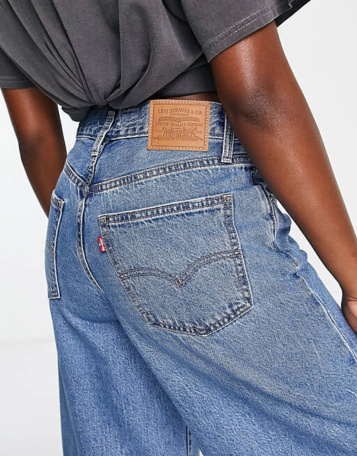 

Синие расклешенные джинсы Levi's XL