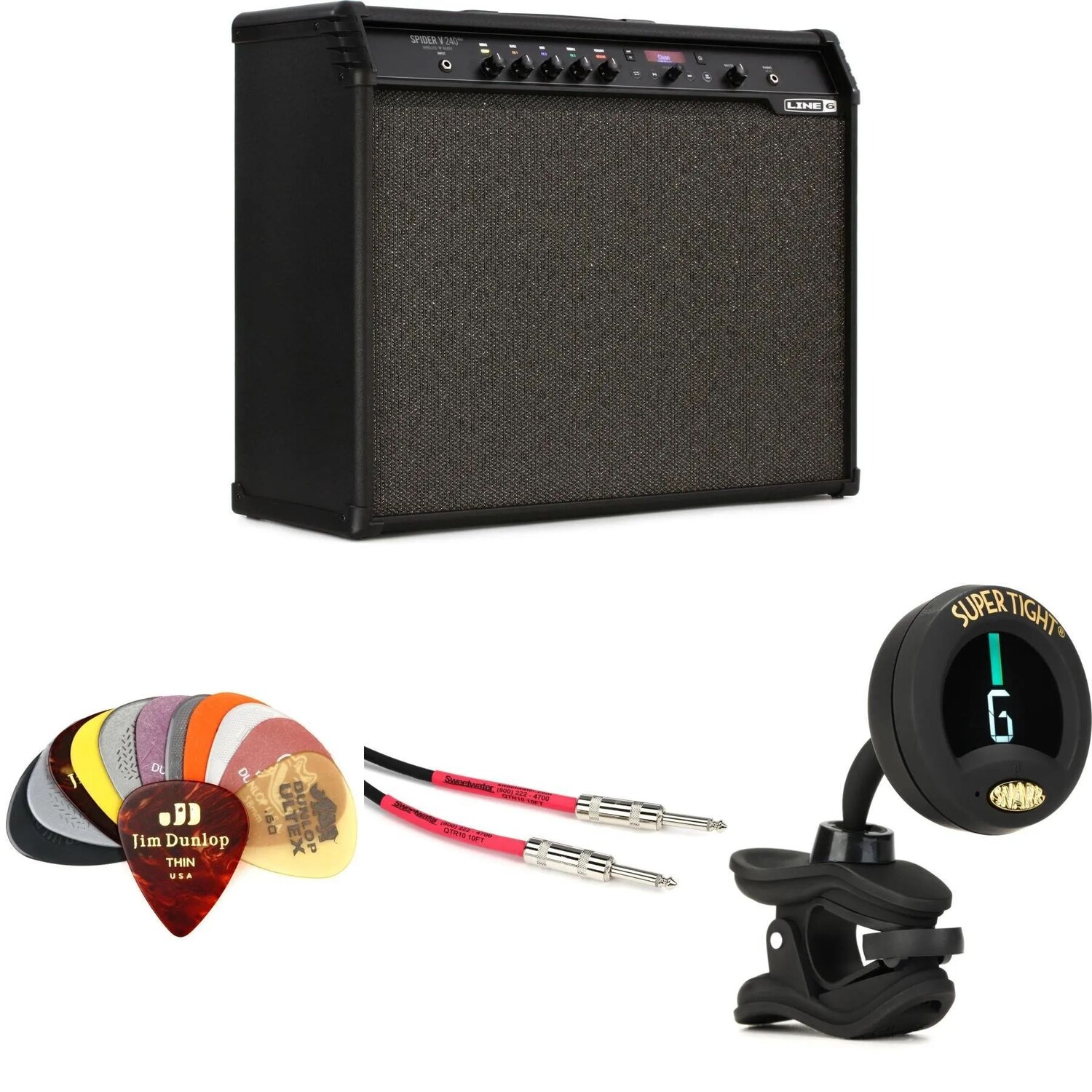 

Комплект компонентов New Line 6 Spider V 240 MkII 2x12 дюймов, 240 Вт, моделирующий комбоусилитель