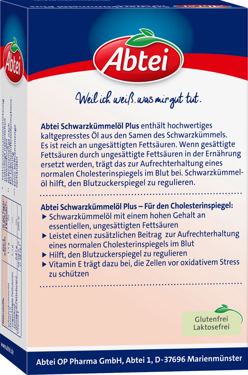 Масло черного тмина плюс капсулы 48 шт. по 34 г. Abtei – купить из-за  границы через сервис «CDEK.Shopping»