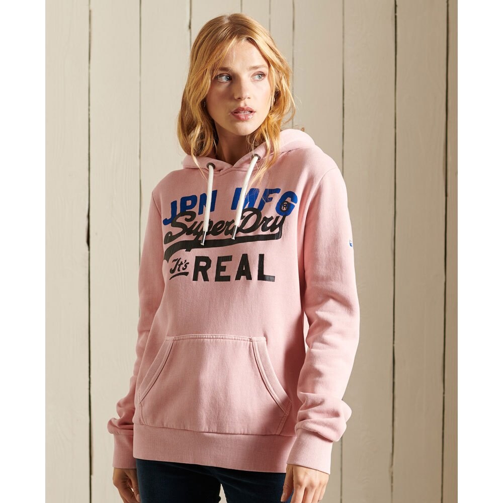 

Худи Superdry Vintage Logo AC, розовый