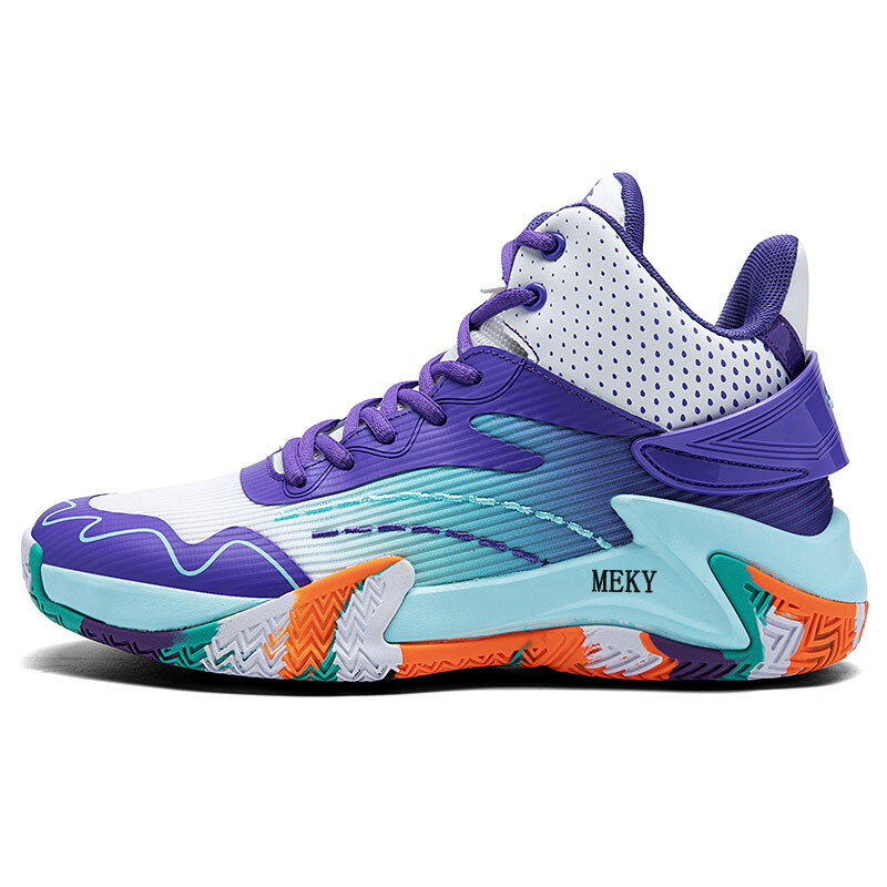 

Баскетбольные кроссовки Basketball Shoes Men High-Top Meky, цвет Lan Yue