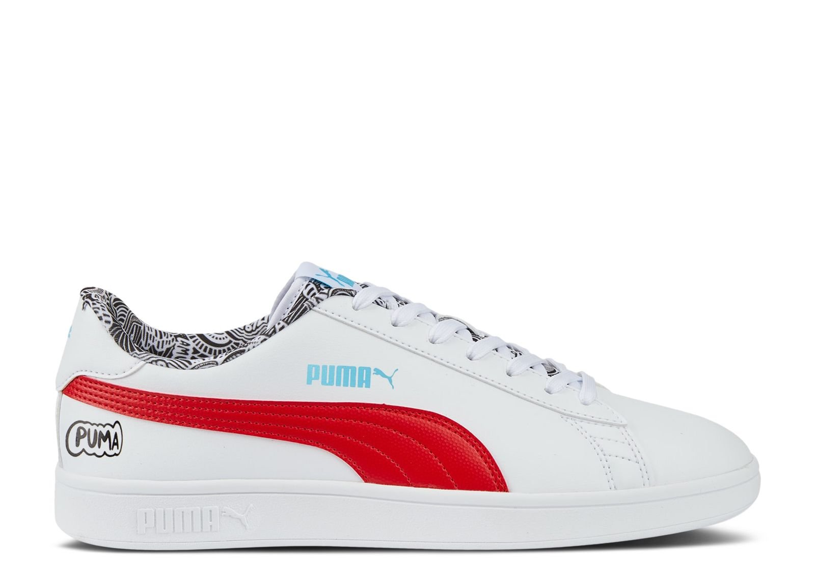 

Кроссовки Puma Smash V2 'Me Happy - White Red', белый