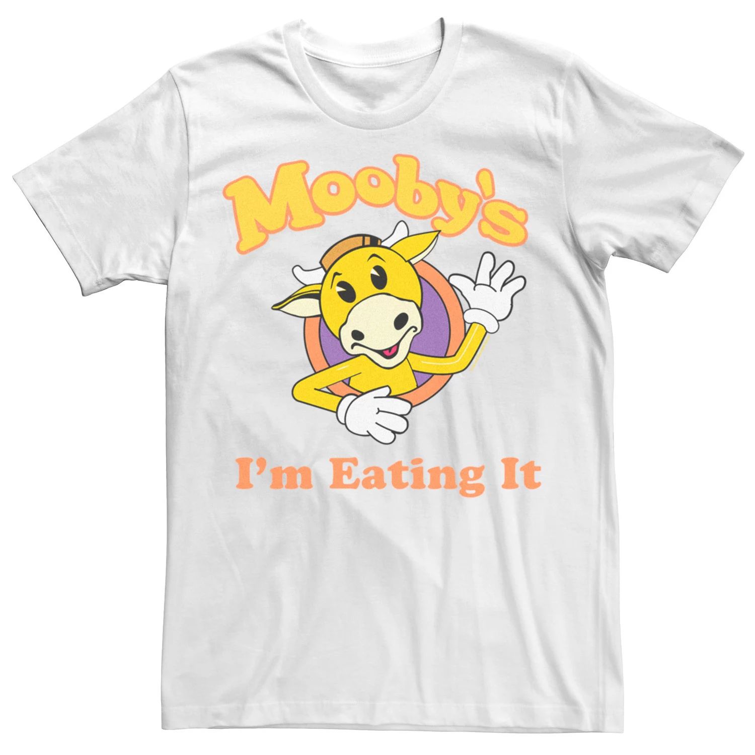 Мужская футболка Jay And Silent Bob Mooby's I'm Eate It с развевающимся логотипом Licensed Character