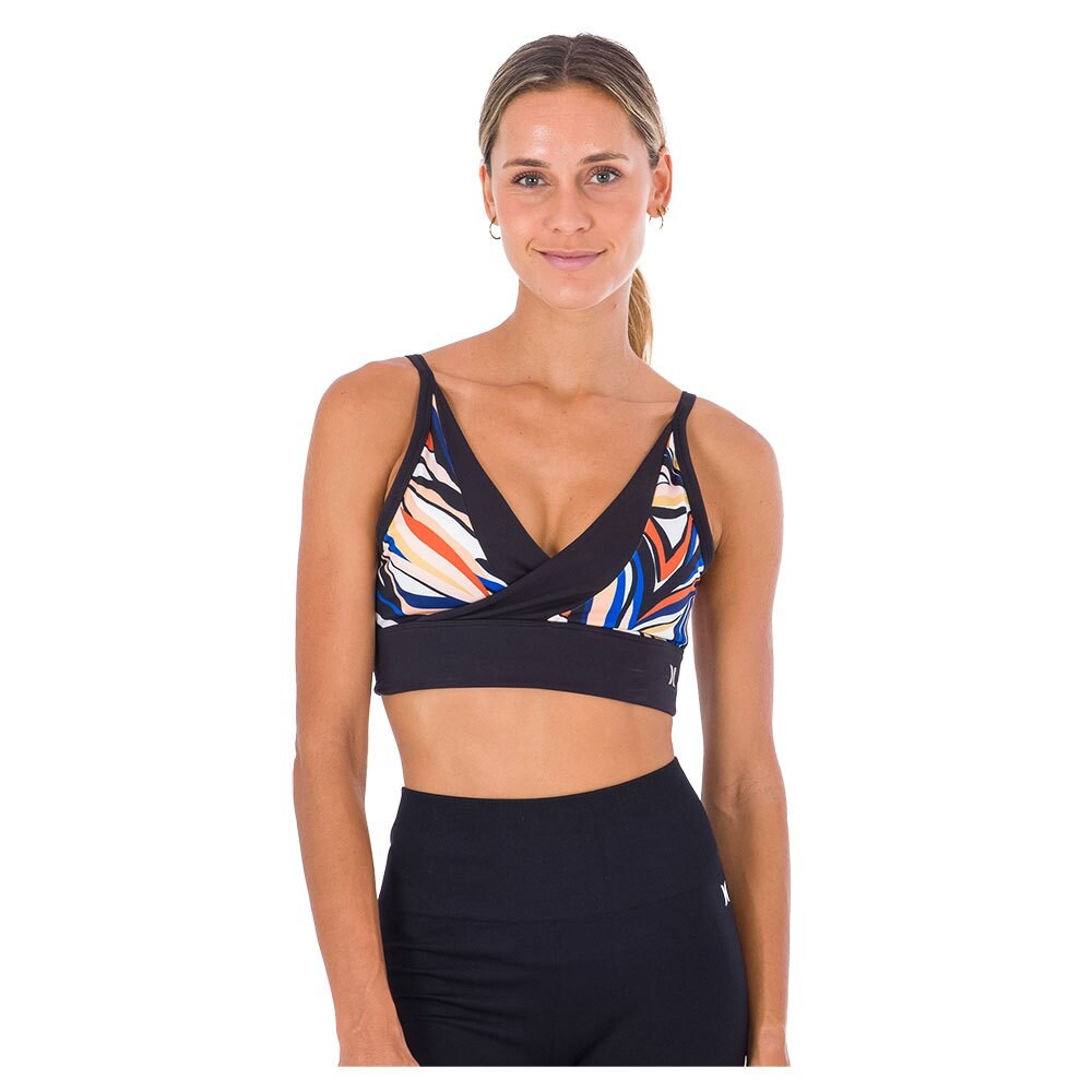 

Спортивный бюстгальтер Hurley H2O Dri Colorblock, синий