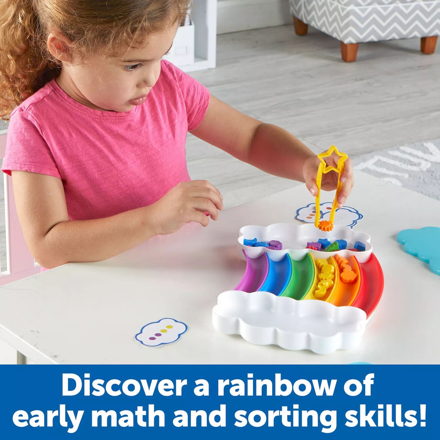 Учебные ресурсы Лотки для сортировки Rainbow Learning Resources развивающий набор learning resources для сортировки цветные тарелки