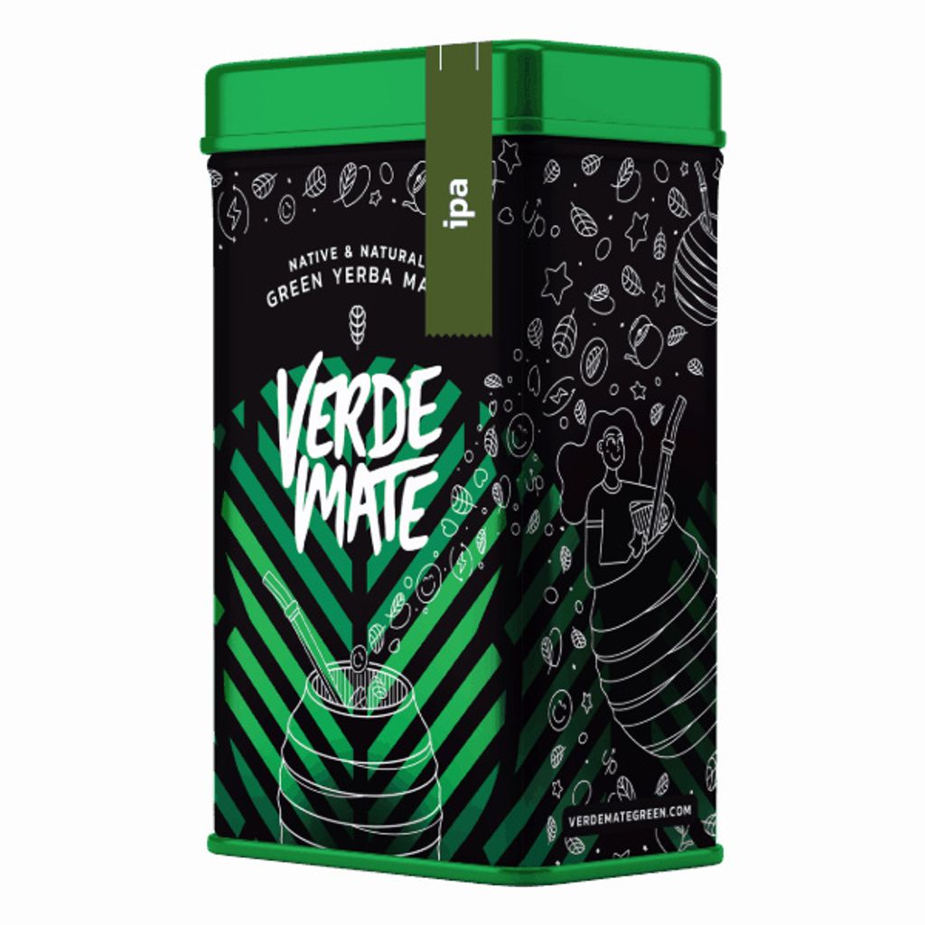 

Йербера – банка + Verde Mate Green IPA 0,5 кг