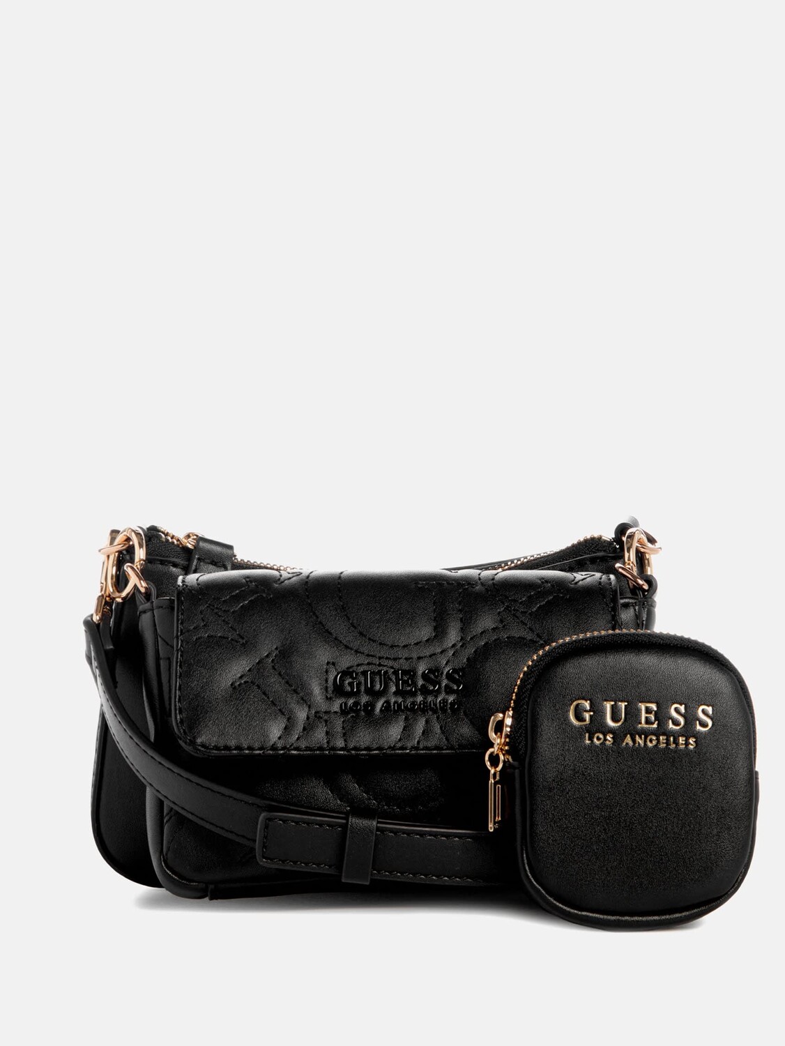 

Через плечо Bryxton с молнией и верхом Guess Factory, черный