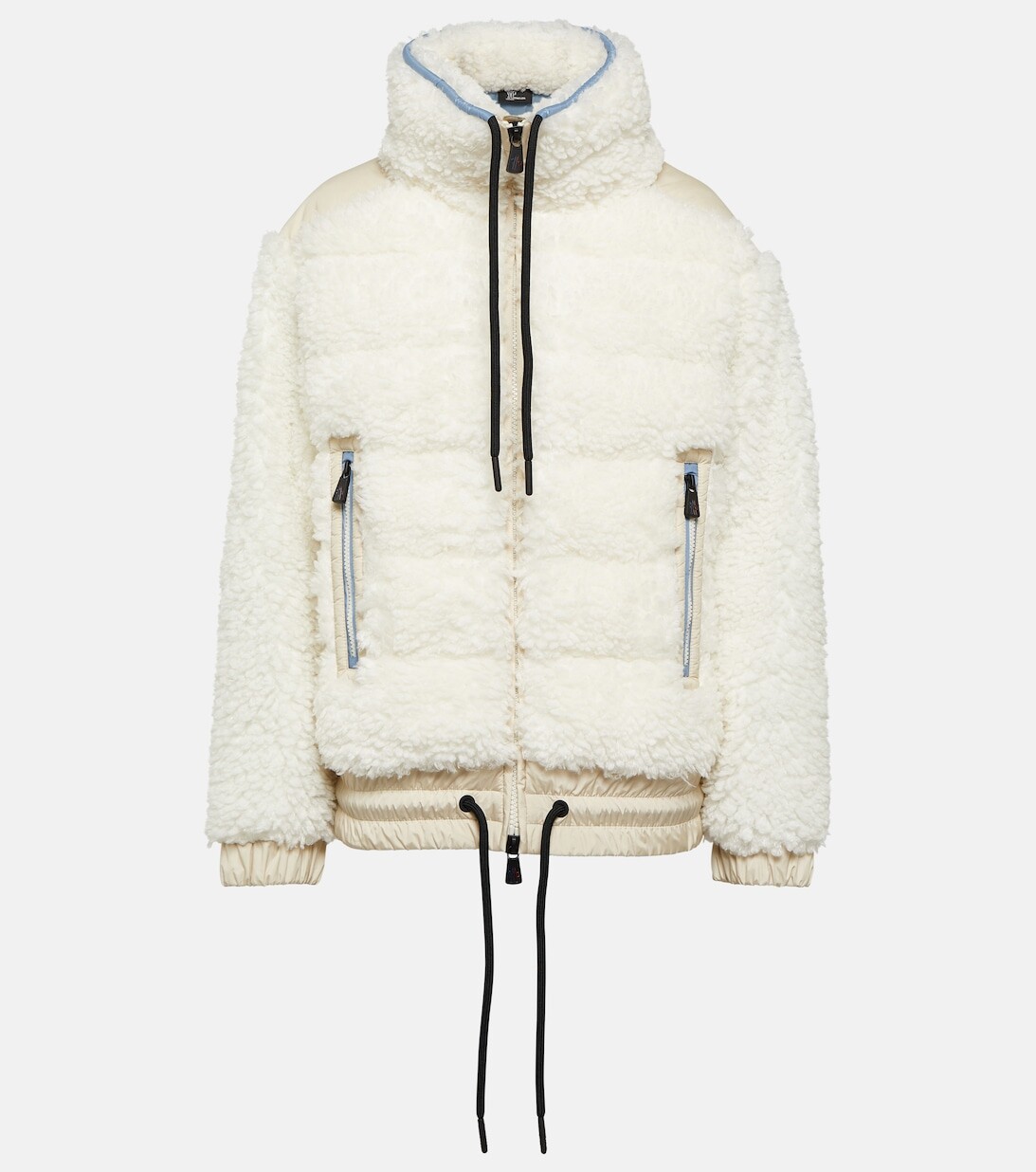 

Плюшевый кардиган MONCLER GRENOBLE, белый