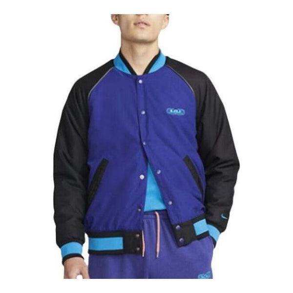 Куртка Nike Baseball Collar Raglan Sleeve Long Sleeves Jacket Men's Blue, синий